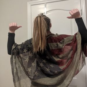 American Flag Scarf